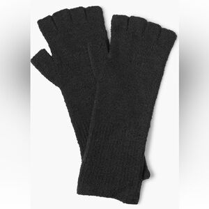 Barefoot Dreams CozyChic Lite Black Fingerless Gloves